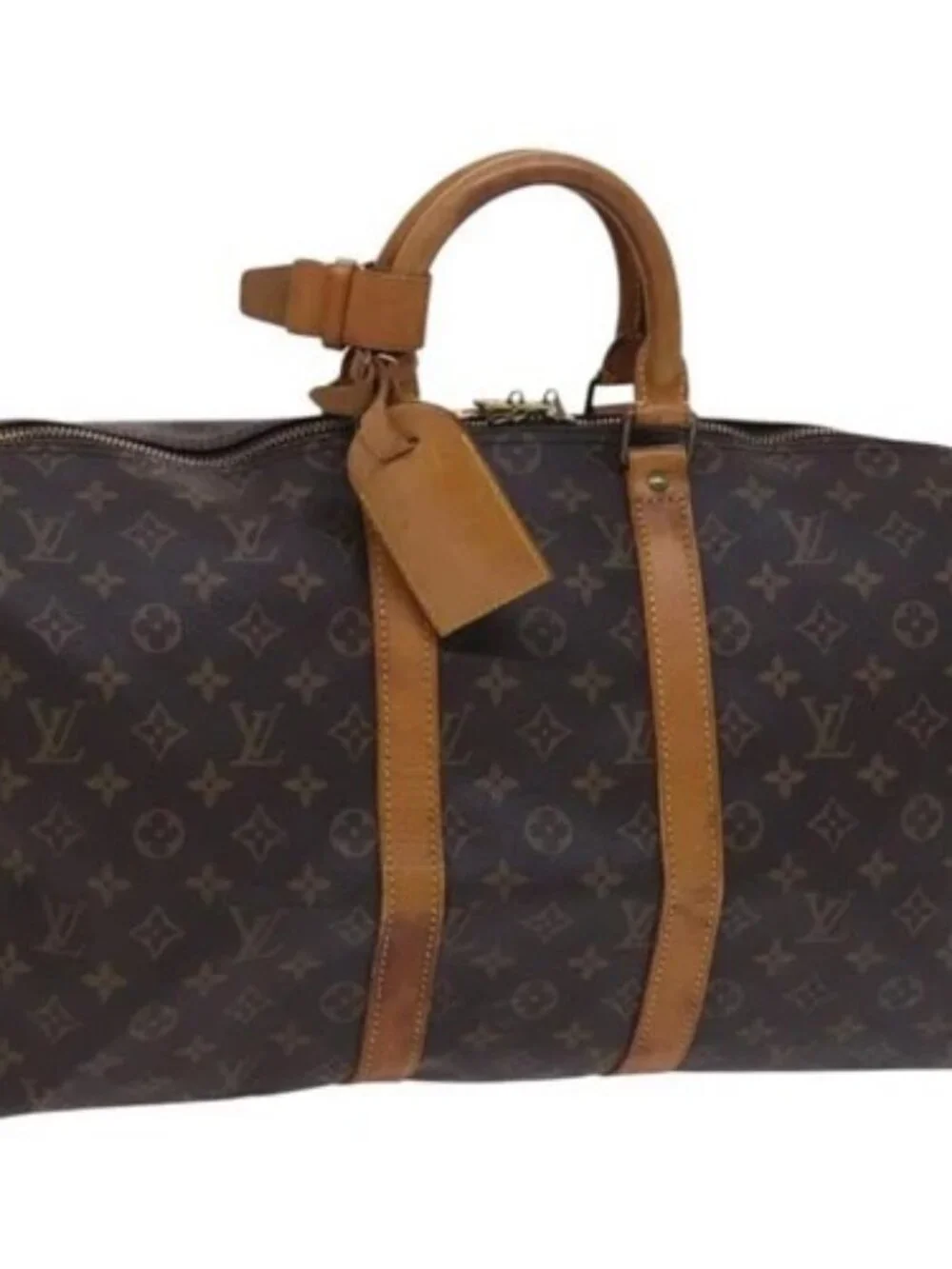 LOUIS VUITTON Monogram Keepall 45 Boston Bag M41428 LV Auth EC160